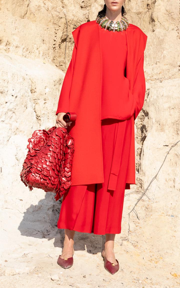 Moda Operandi Valentino Oversized Wool Cashmere Vest