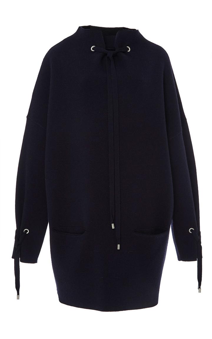 Pringle Of Scotland Doubleface Laced Oversized Tunic