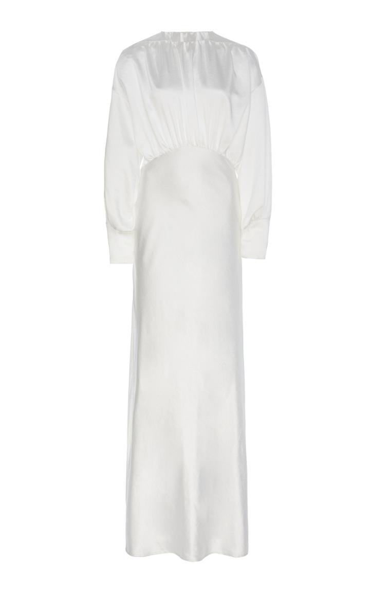 Moda Operandi Paris Georgia Theodora Blouson Sleeve Gown Size: Xs