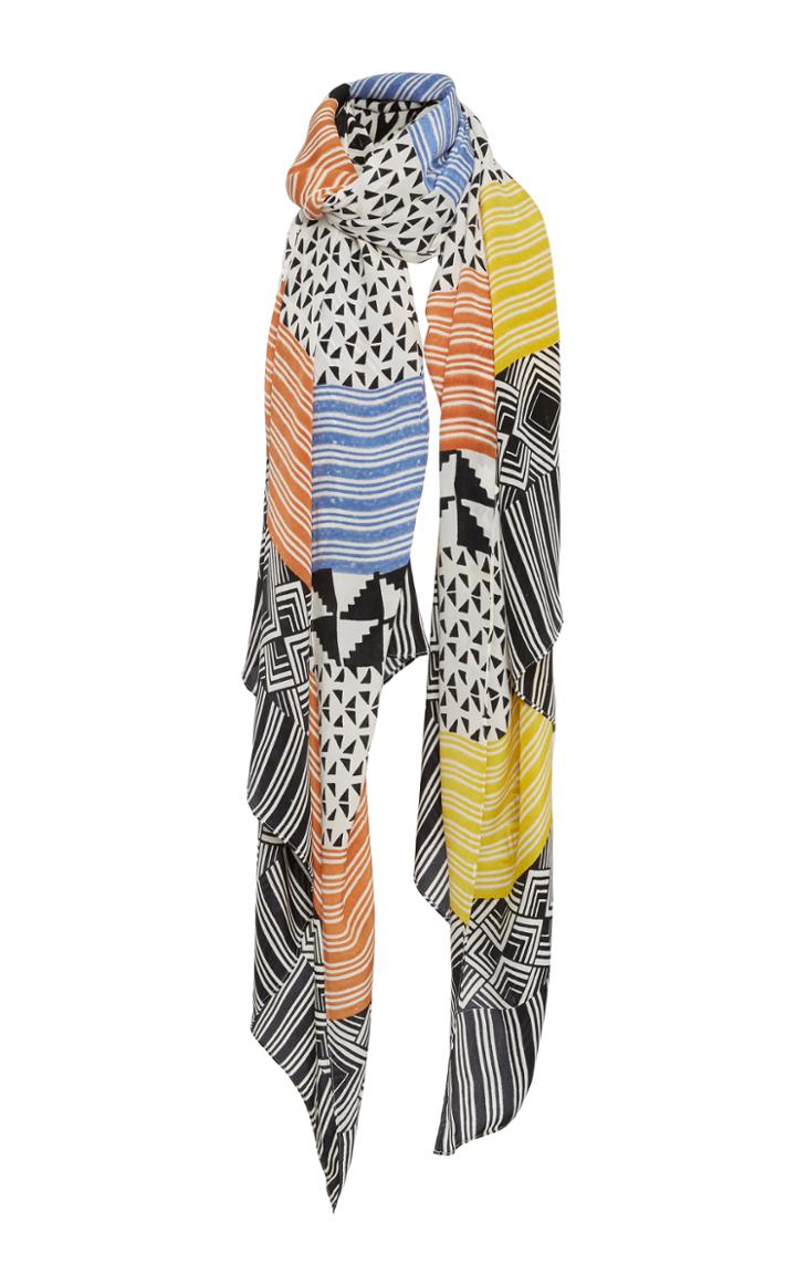 A Peace Treaty Valencia Printed Oversized Scarf