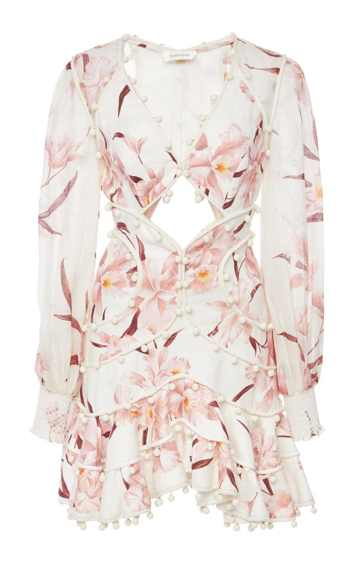 Zimmermann Corsage Bauble Mini Dress