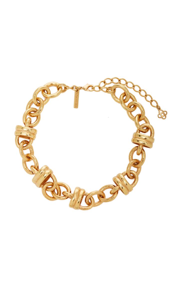 Moda Operandi Oscar De La Renta Gold-tone Chunky Chain-link Necklace