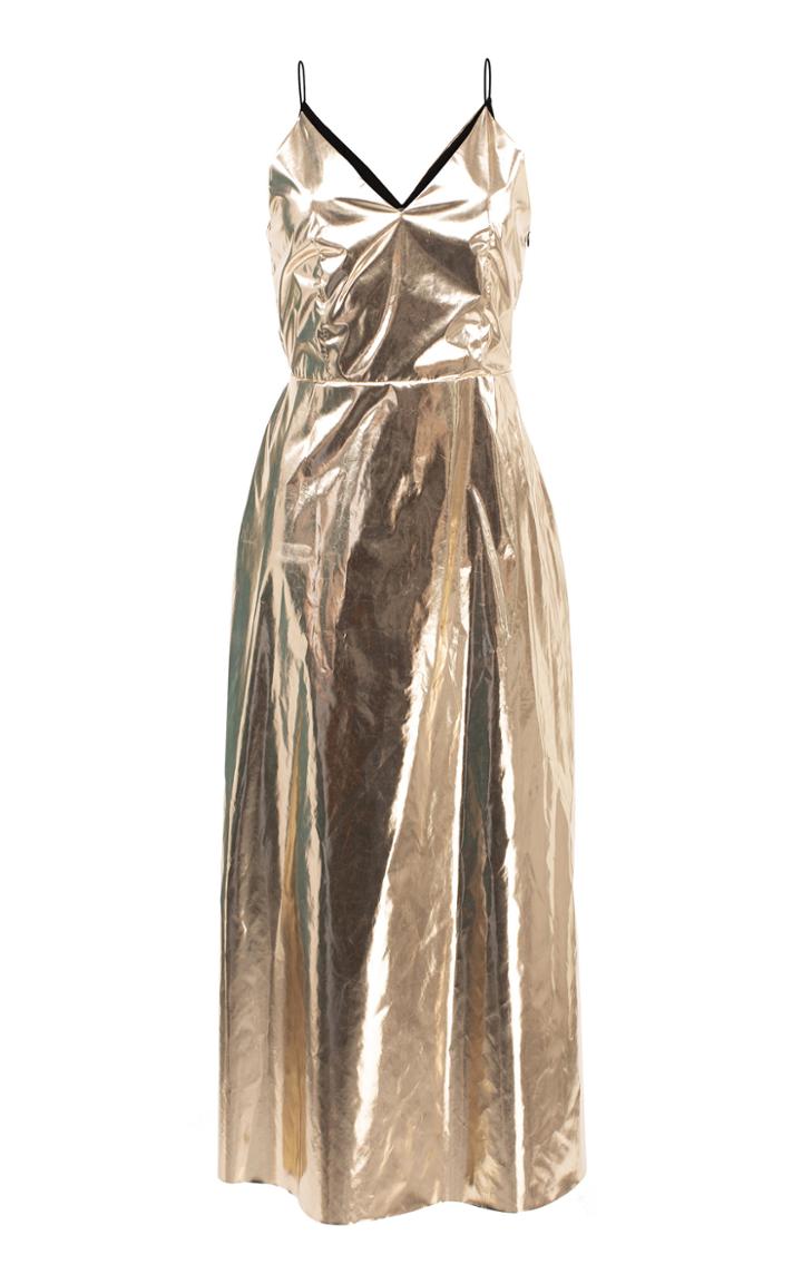 Moda Operandi Lake Studio Shimmery Midi Dress Size: 38