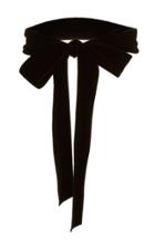 Monique Lhuillier Velvet Ribbon Belt