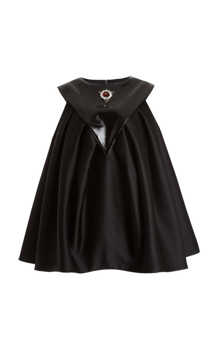 Moda Operandi Christopher Kane Bonded-jersey Bib Satin Cupcake Dress