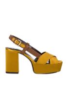 Dorothee Schumacher Perfection Satin Platform Sandals