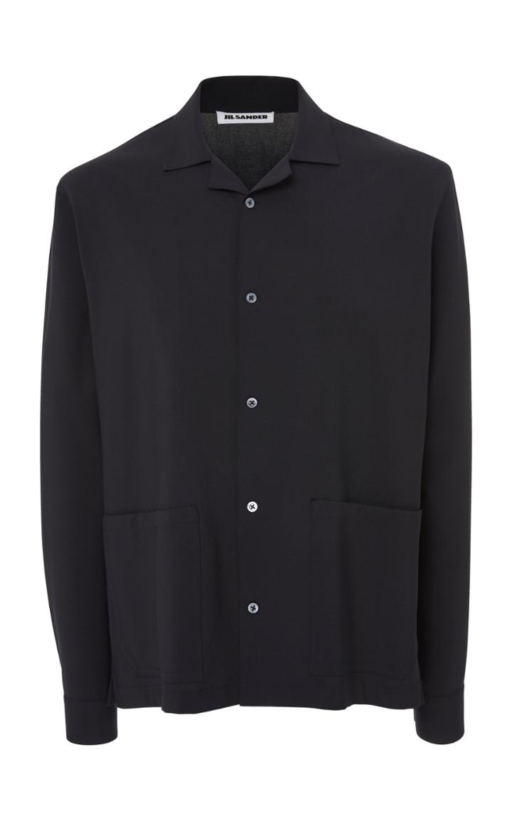 Jil Sander Patch Pocket Wool Shirt