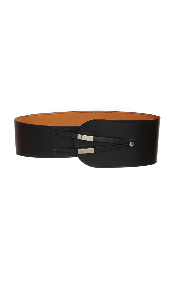 Maison Vaincourt Kyoto Wide Calf Leather Belt