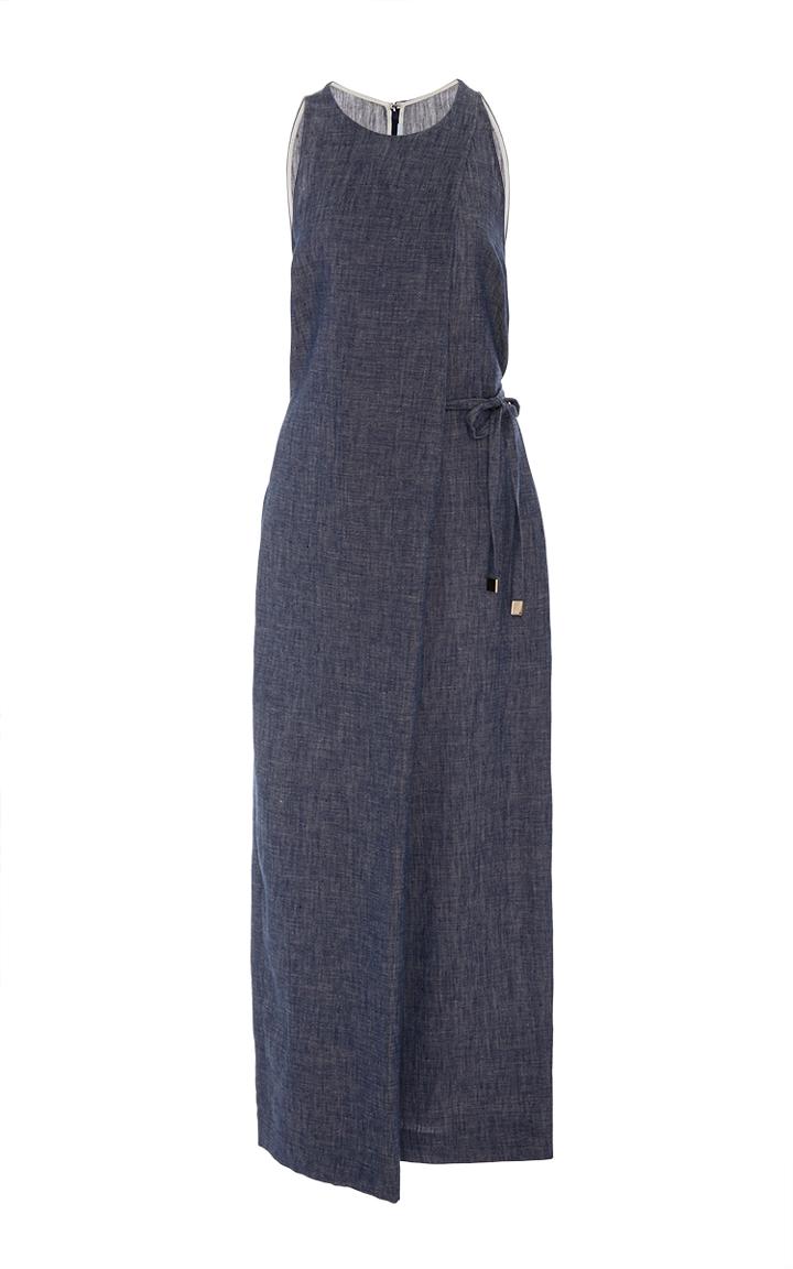 Rosetta Getty Folded Sleeveless Jumpsuit