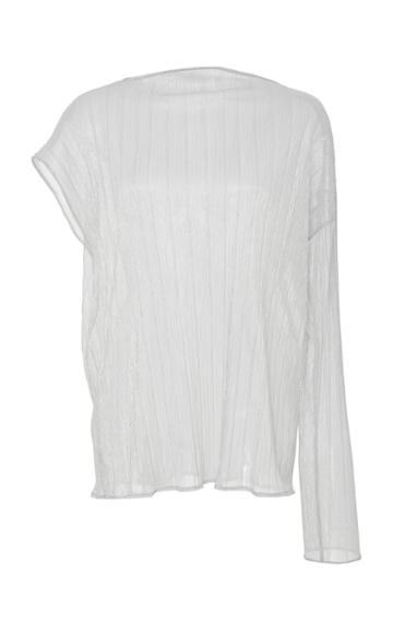 Christina Economou Hera Asymmetrical Blouse