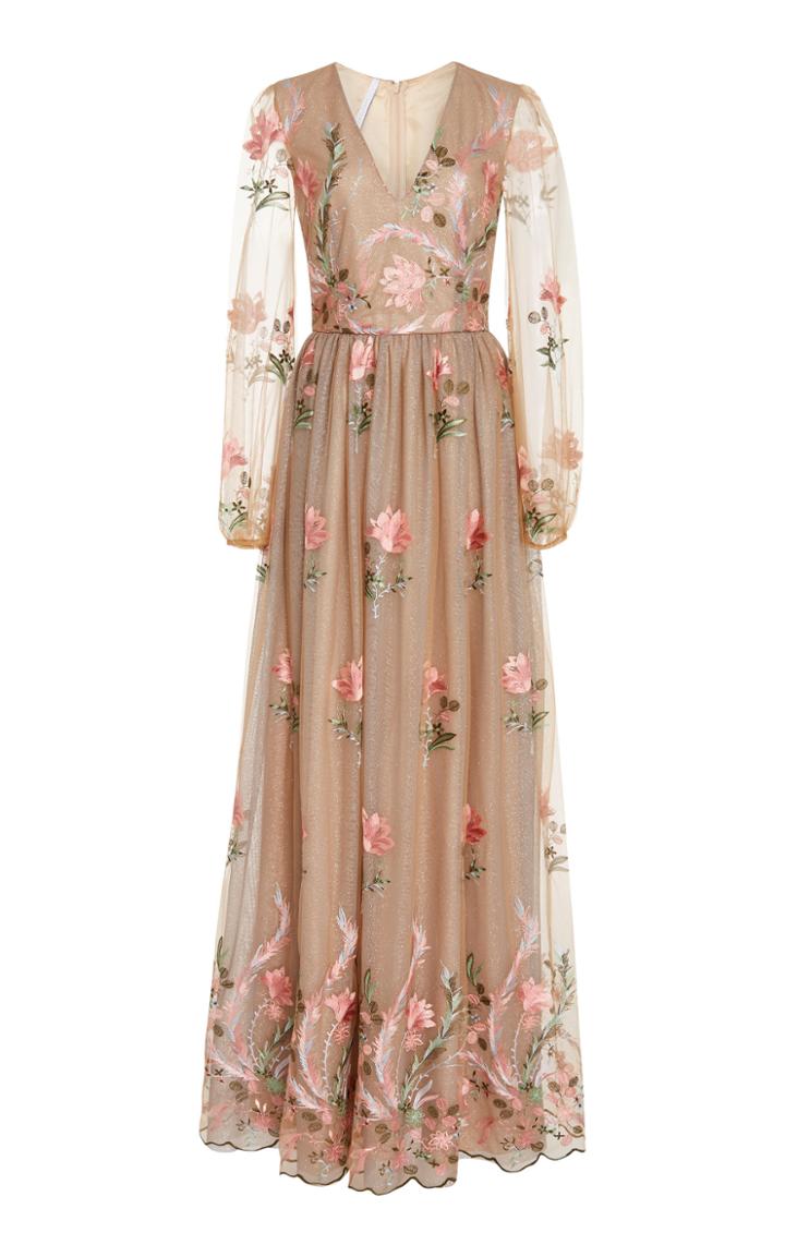 Alcoolique Alma B V Neck Maxi Dress