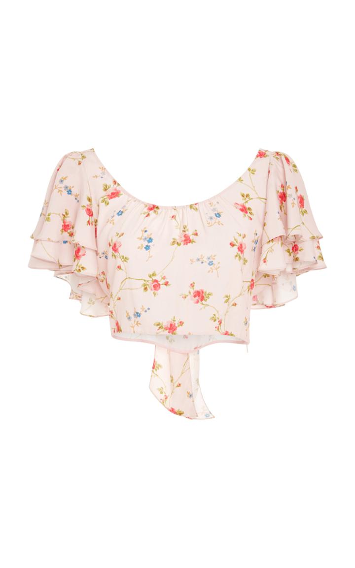 Jill Stuart Mai Cropped Ruffle Top
