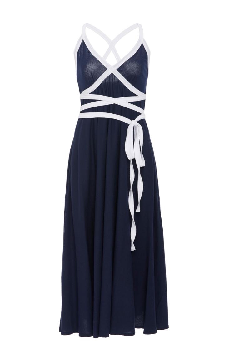 Mds Stripes Talitha Criss Cross Dress