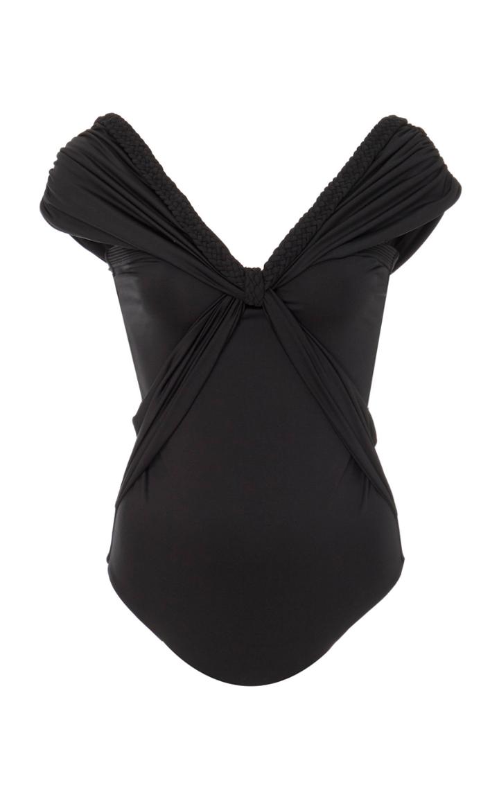 Moda Operandi Johanna Ortiz Moon Goddess Ruched Swimsuit Size: Xs