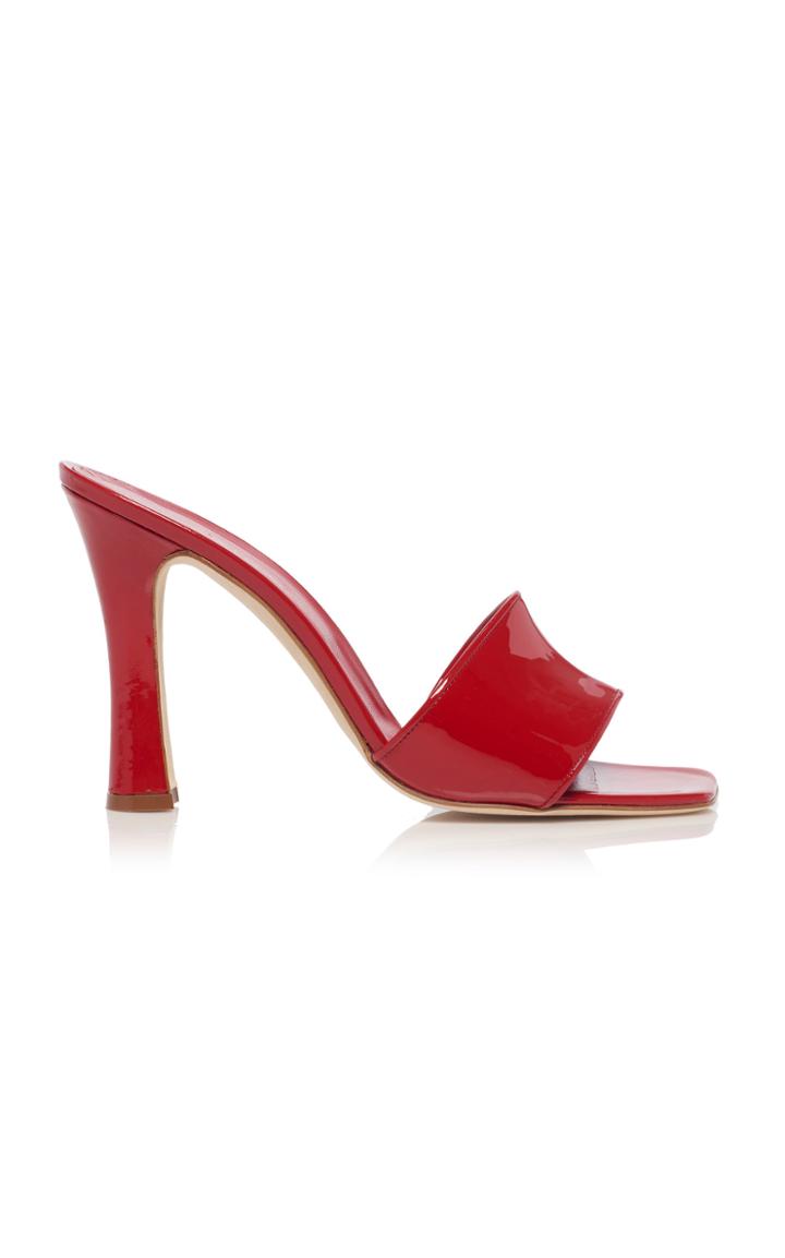 Alessandra Rich Glossy Mules