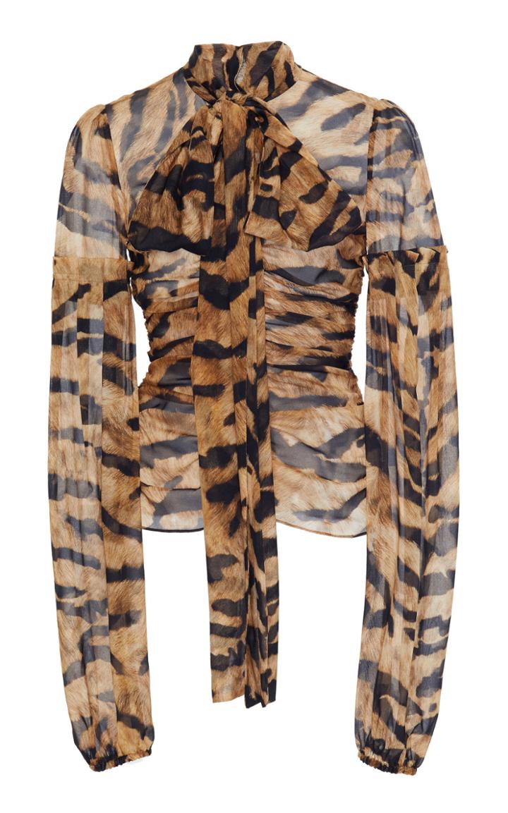 Dolce & Gabbana Animal Print Top