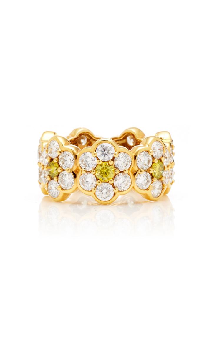 Buddha Mama 20k Big Flower Band Ring