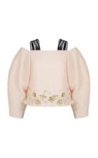 Razan Alazzouni Long Sleeve Off Shoulder Top