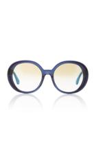 Oliver Peoples Leidy Acetate Round-frame Sunglasses
