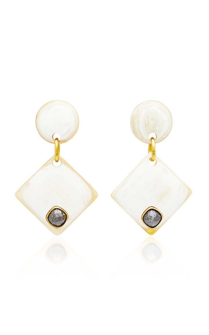 Ashley Pittman Nadhari Earring Light Horn
