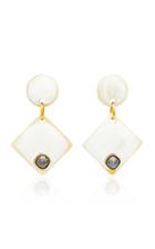 Ashley Pittman Nadhari Earring Light Horn