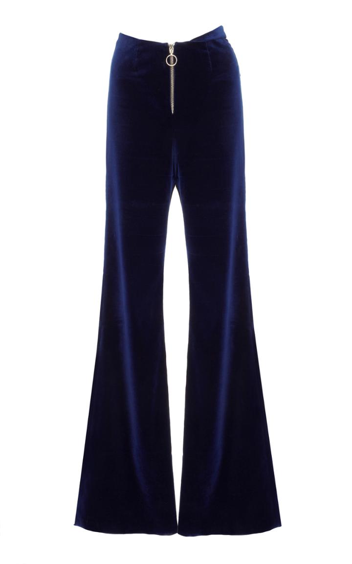 Maison Di Prima Nancy Flared Velvet Pant