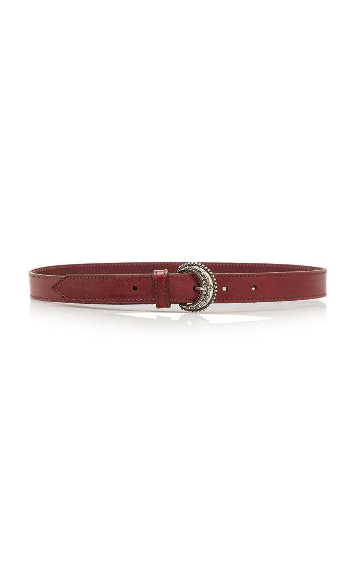 Etro Skinny Leather Belt