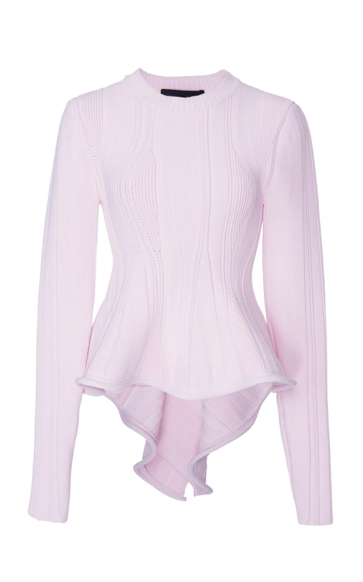 Proenza Schouler Knit Peplum Top