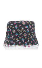 Prada Reversible Floral-print Bucket Hat