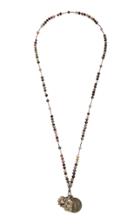 Miracle Icons Natural Tourmaline Rosary Necklace