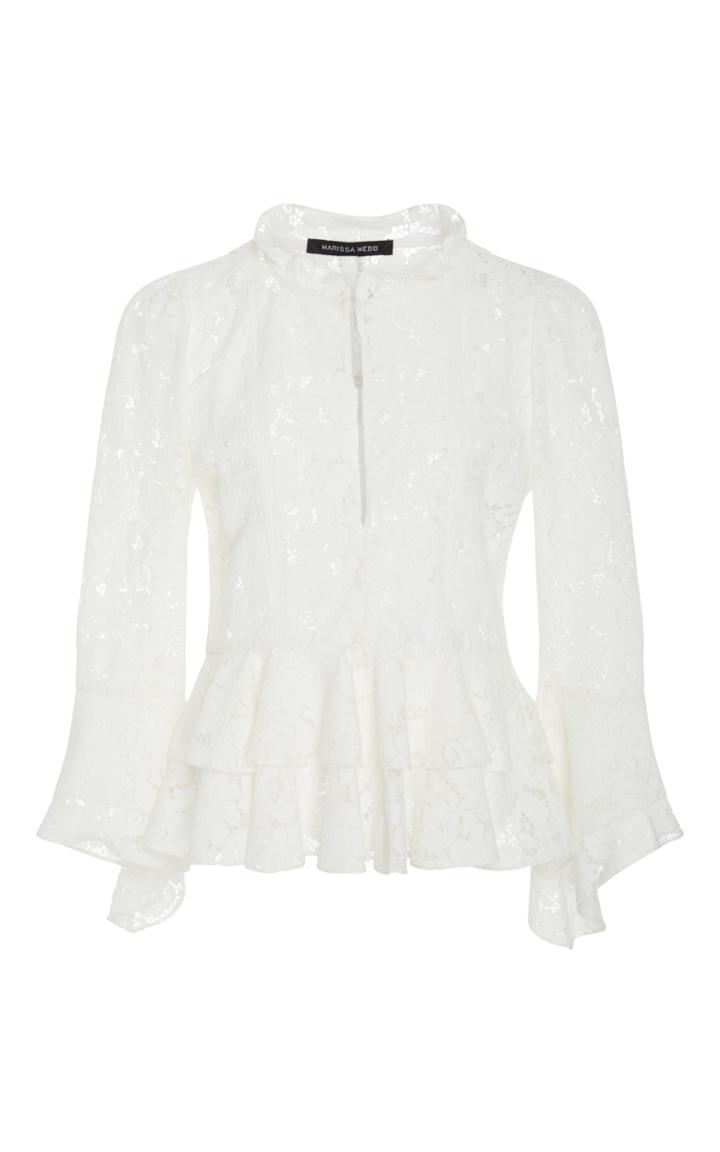 Marissa Webb Arielle Bloom Lace Blouse