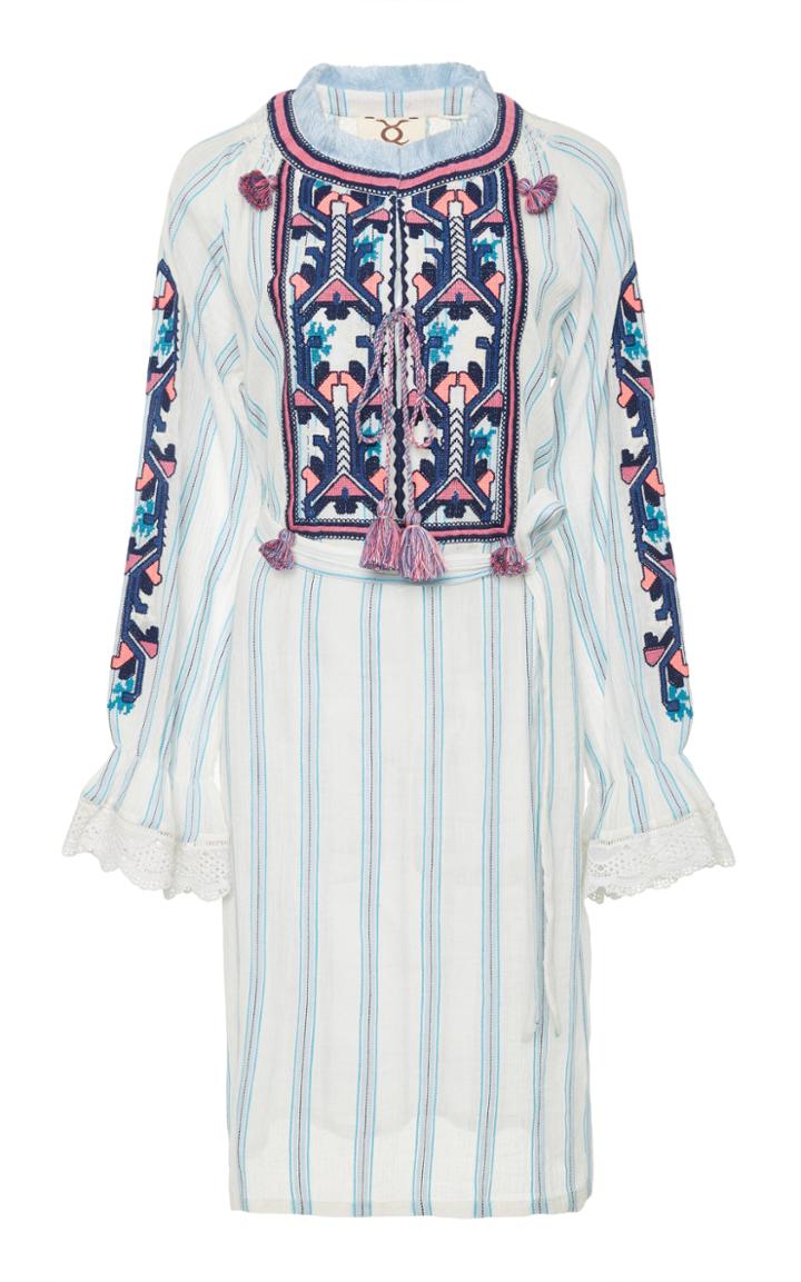Figue Lou Lou Mini Embroidered Dress