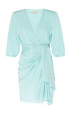 Moda Operandi Alexandre Vauthier Puffed Sleeve Silk-blend Dress Size: 34