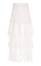 Alexis Atropos Embroidered Tiered A-line Skirt