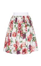 Dolce & Gabbana A-line Floral-print Mini Skirt