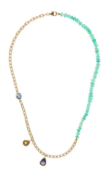 Objet-a The Blue Hour Colombian Emeralds Necklace