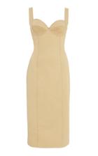 Ermanno Scervino Corseted Lurex Midi Dress
