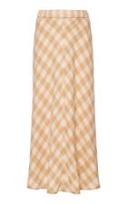 Moda Operandi Samse & Samse Loreta Plaid Midi Skirt Size: L