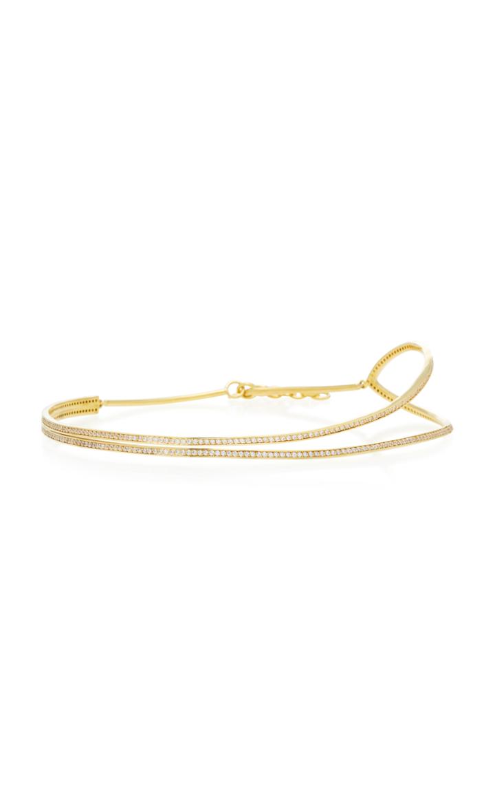 Joanna Laura Constantine Gold-plated Crisscross Choker Necklace