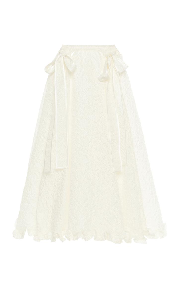 Cecilie Bahnsen Kassandra Bow Accented Skirt