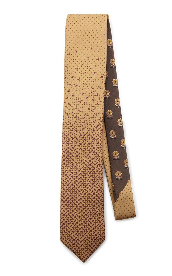 Prada Bean-print Silk Tie