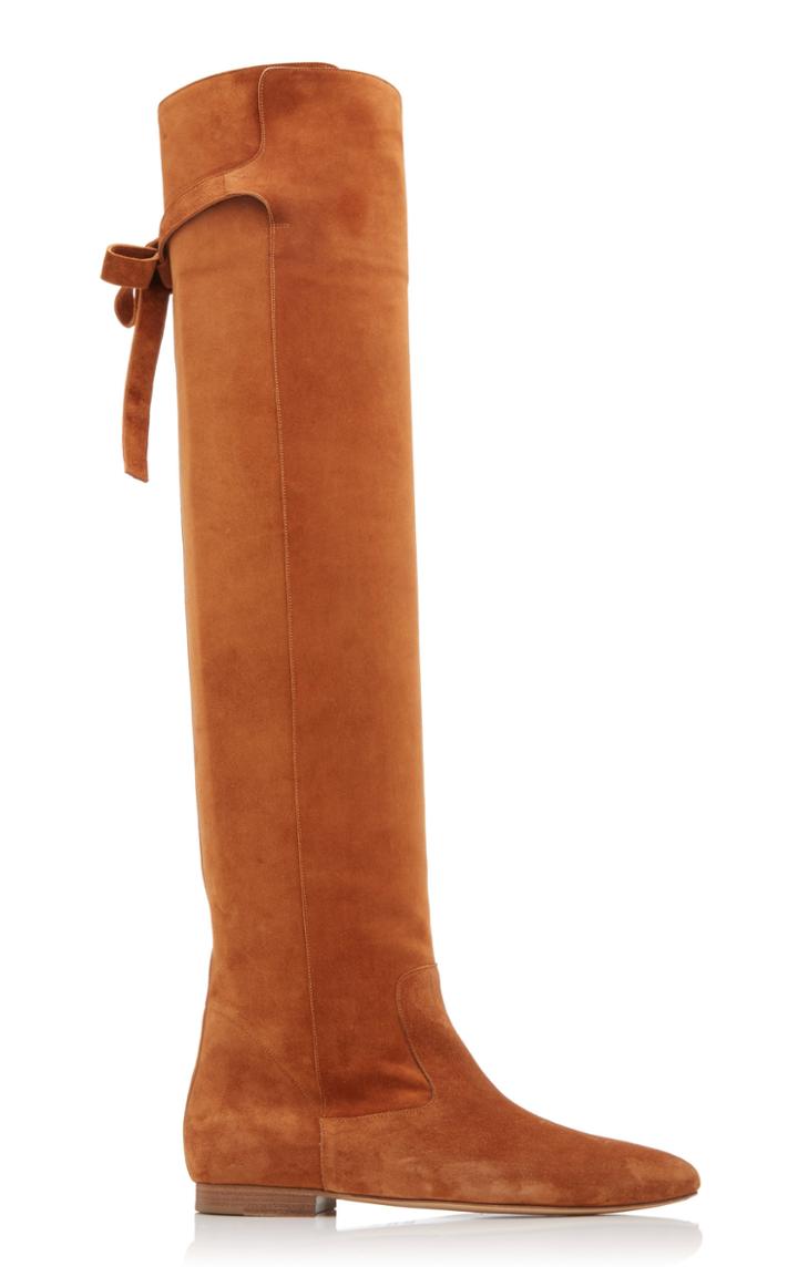 Gabriela Hearst Porto Suede Knee-high Boots