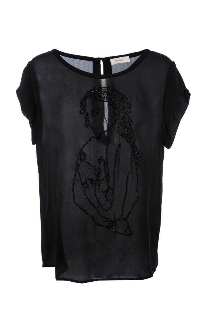Semsem Girga Silk T-shirt