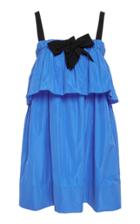 N21 Anna Bow Shirred Shift Dress