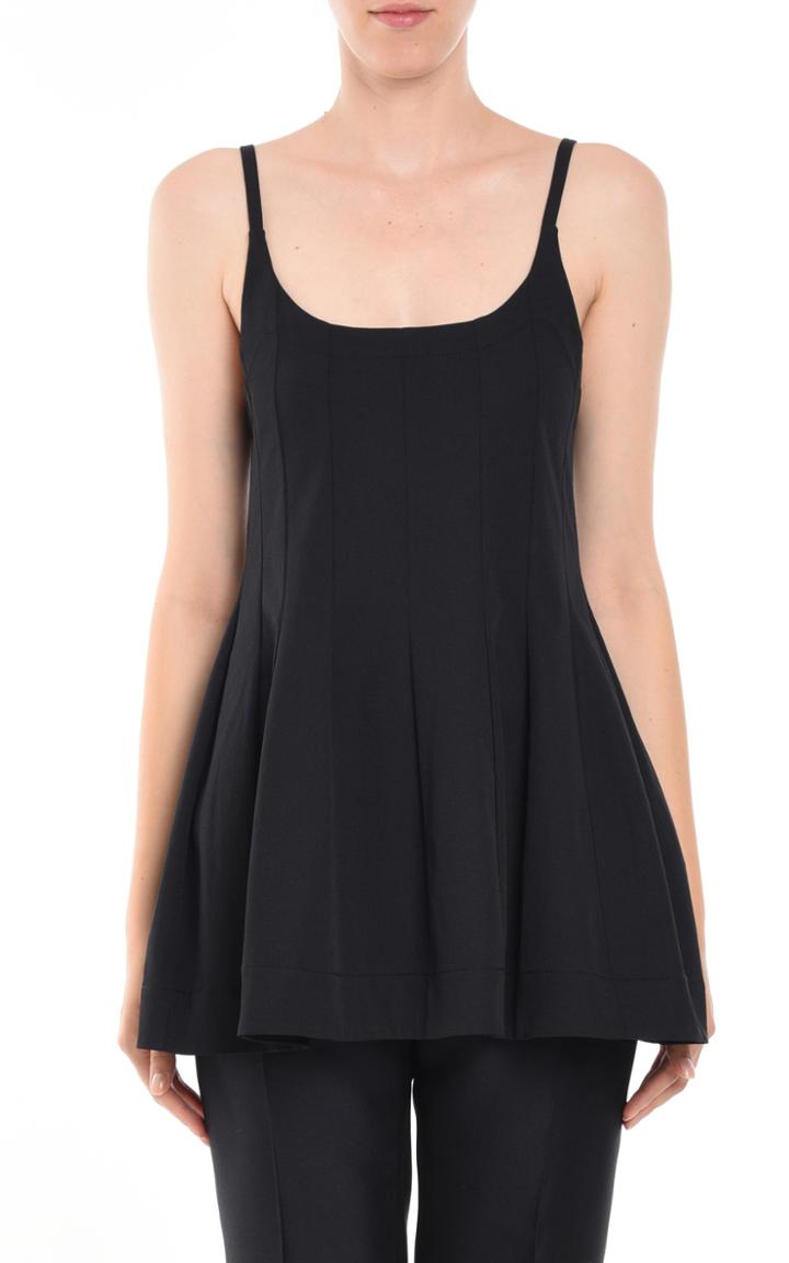 Moda Operandi Jil Sander Cotton-blend Flared Tank Top