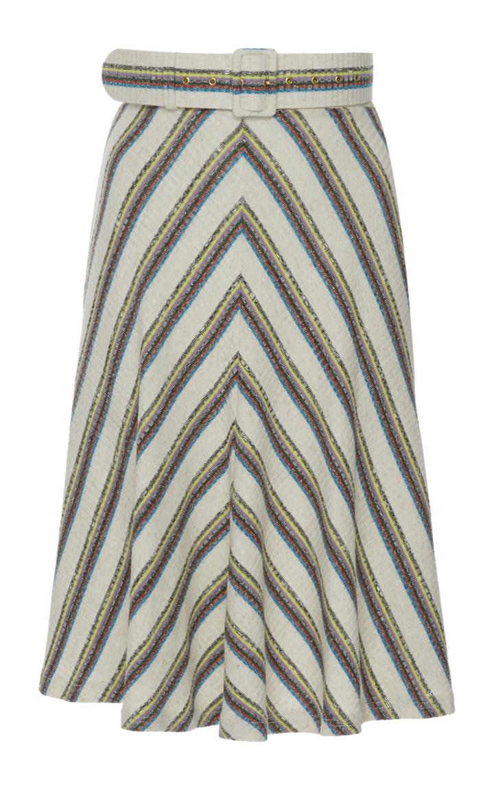 Emilia Wickstead Barba Striped Skirt