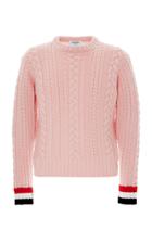 Thom Browne Classic Cable-knit Merino Wool Sweater