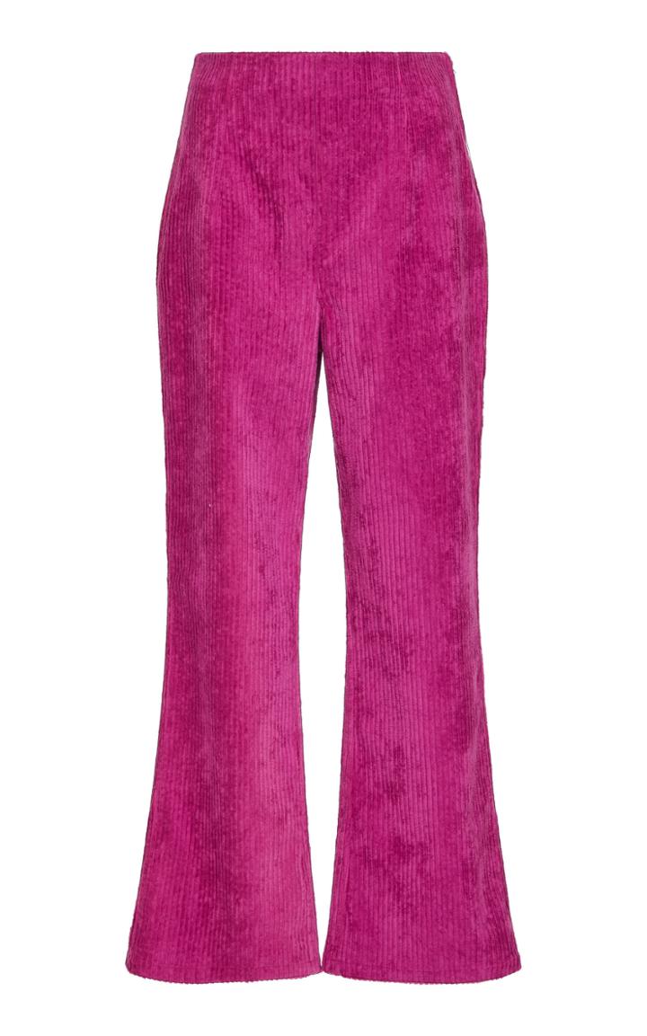 Mara Hoffman Lucy High-waisted Flared Corduroy Pants