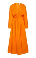 Roksanda Marola Deep-v Cotton Maxi Dress