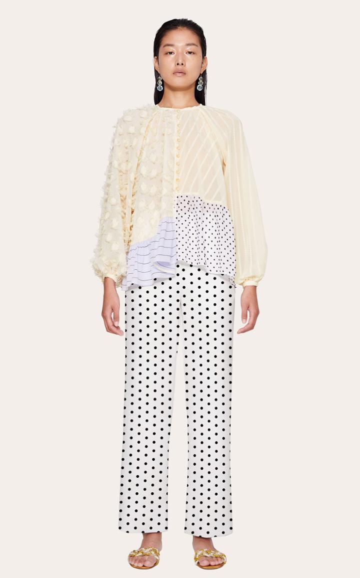 Moda Operandi Stine Goya John Relaxed Polka Dot Pants Size: Xxs